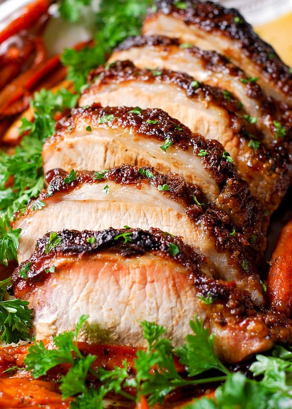 Brown Sugar Dijon Glazed Pork Loin What S In The Pan,How To Sharpen A Knife