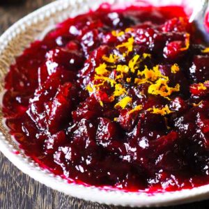 Grand Marnier Cranberry Sauce