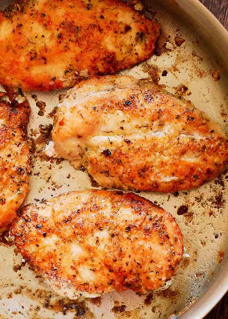 Easy Pan-Seared Chicken Breasts