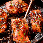 Honey Balsamic Pork Chops with Rosemary and Thyme
