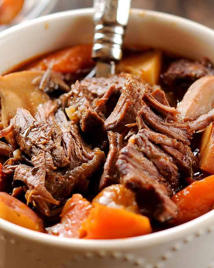Irish Beef Stew in a Bowl