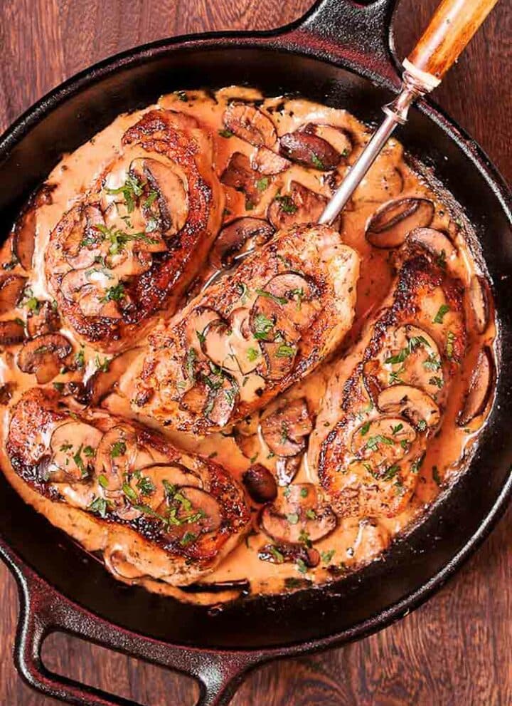 Irish Whiskey Pork Chops