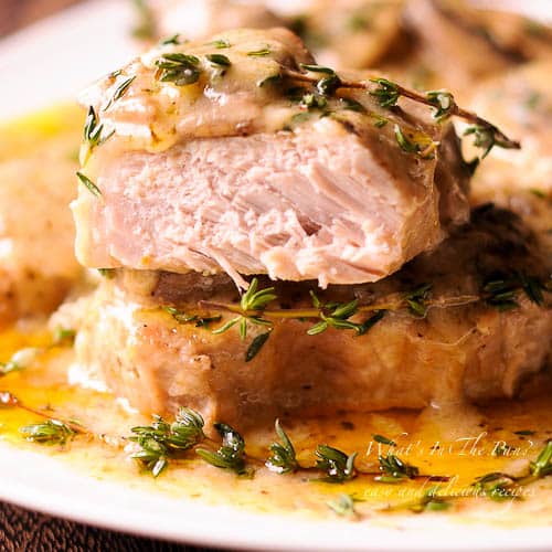 Instant Pot Pork Chops In Creamy Wine Sauce Video What S In The Pan
