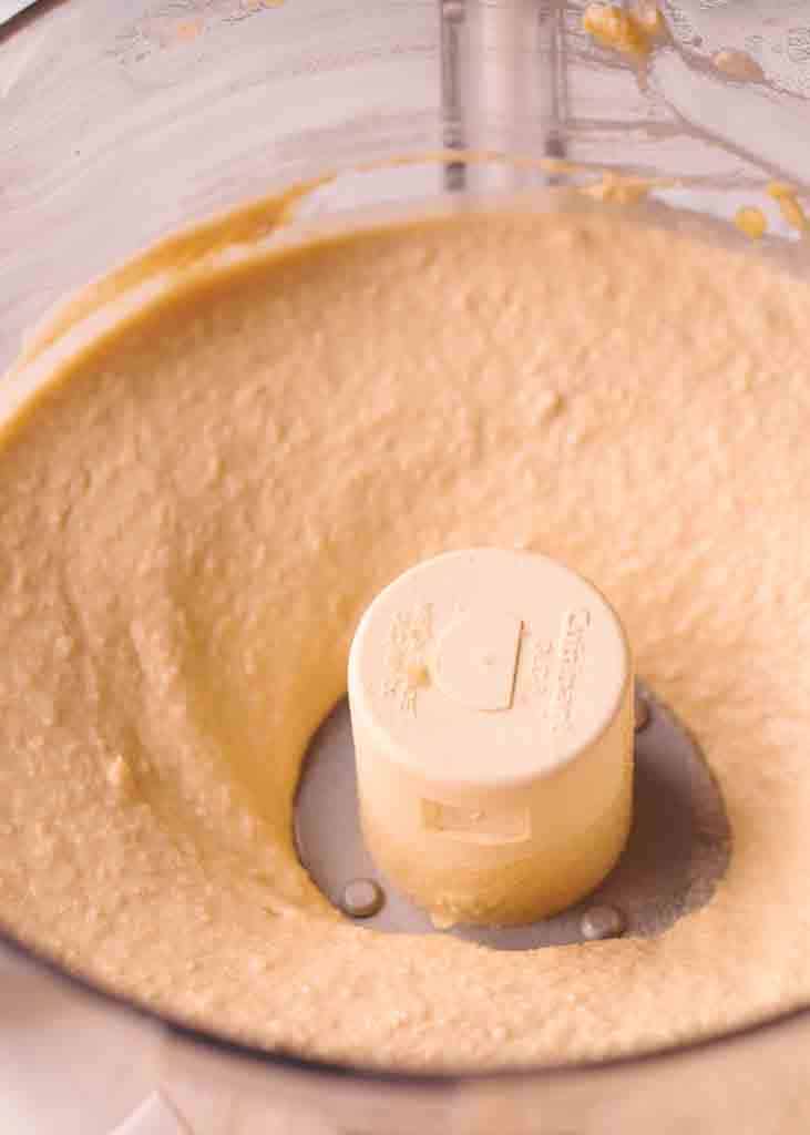 Smooth Hummus in a blender