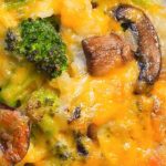 Broccoli Cheese Rice Casserole dish
