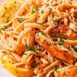 Creamy Garlic Lemon Chicken Pasta