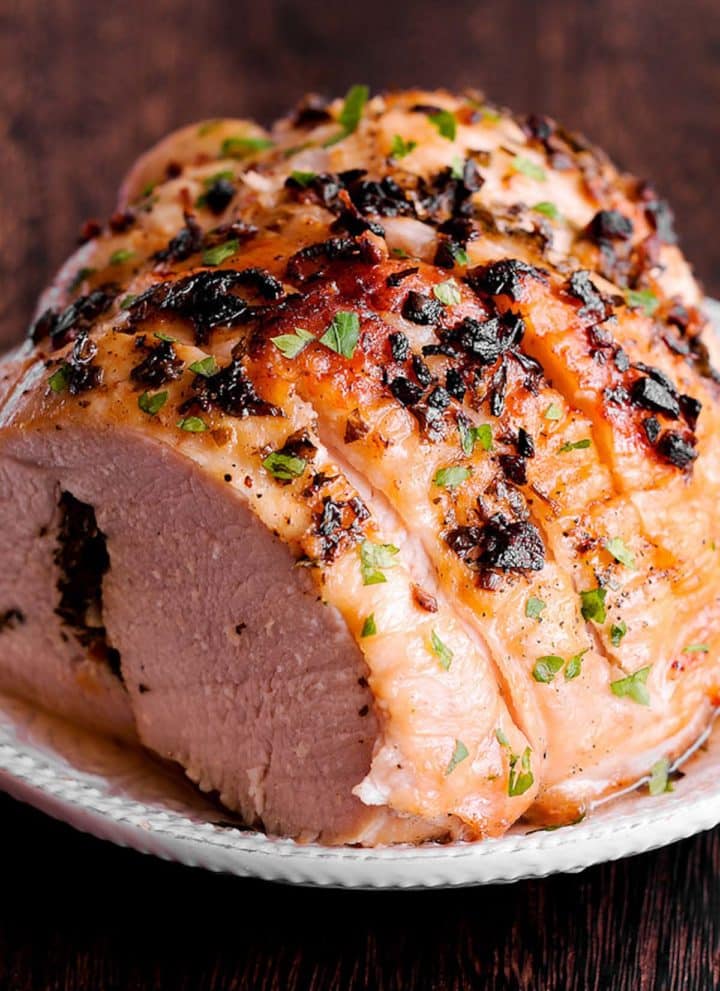 Turkey Breast on a white plate