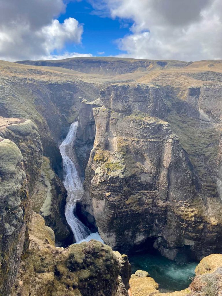 Fjadrargljufur Canyon South of Iceland