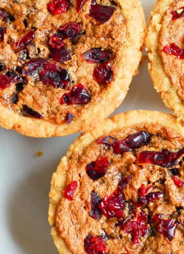 Mini Cranberry Pecan Pies