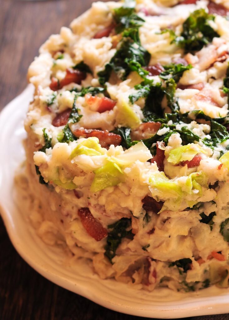 Colcannon on a plate