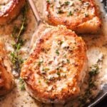 Creamy pork chops