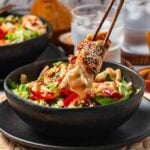 Viral Dumpling Salad