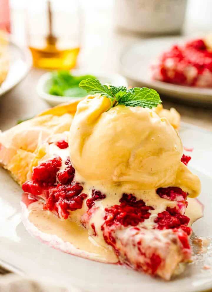 Raspberry Feta Galette