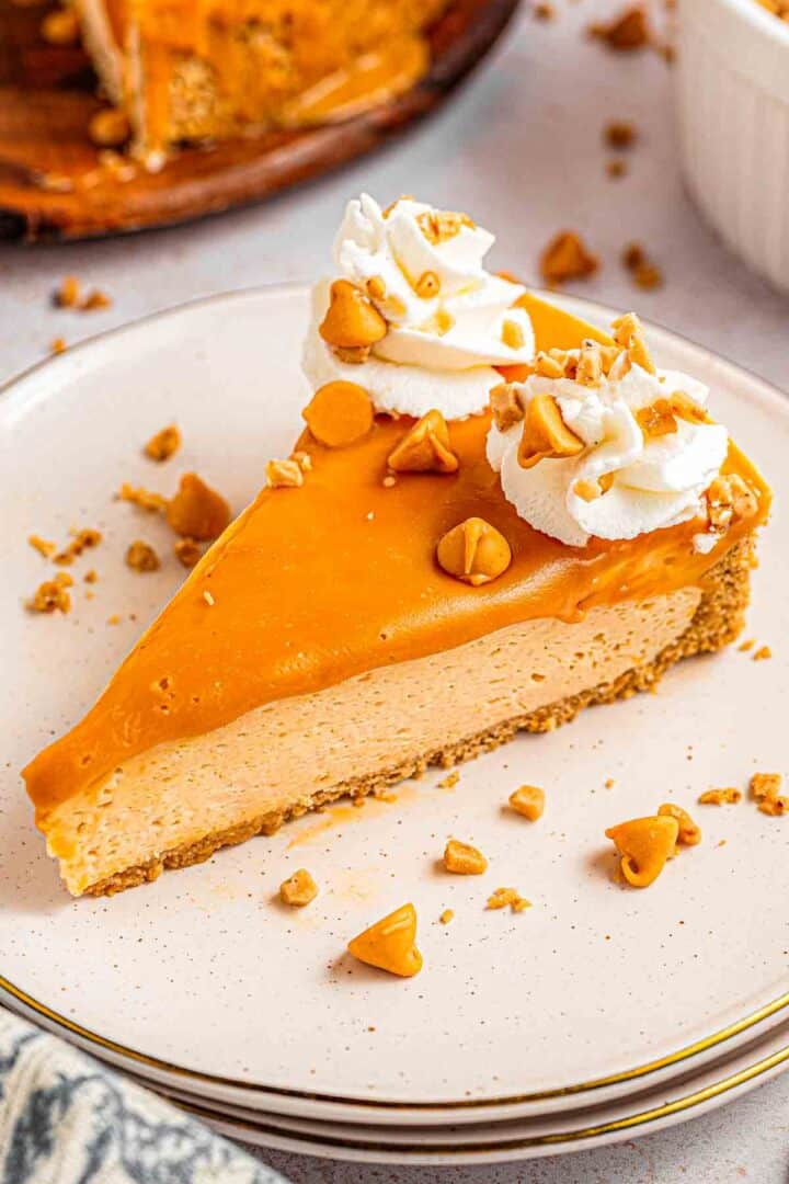 no bake butterscotch cheesecake