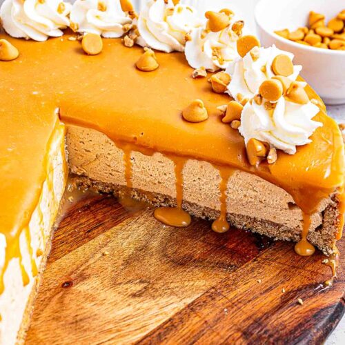 Butterscotch cheesecake