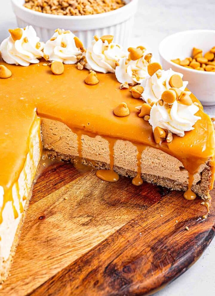 Butterscotch cheesecake