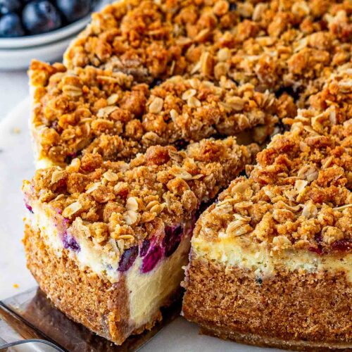 Blueberry Crumble Cheesecake