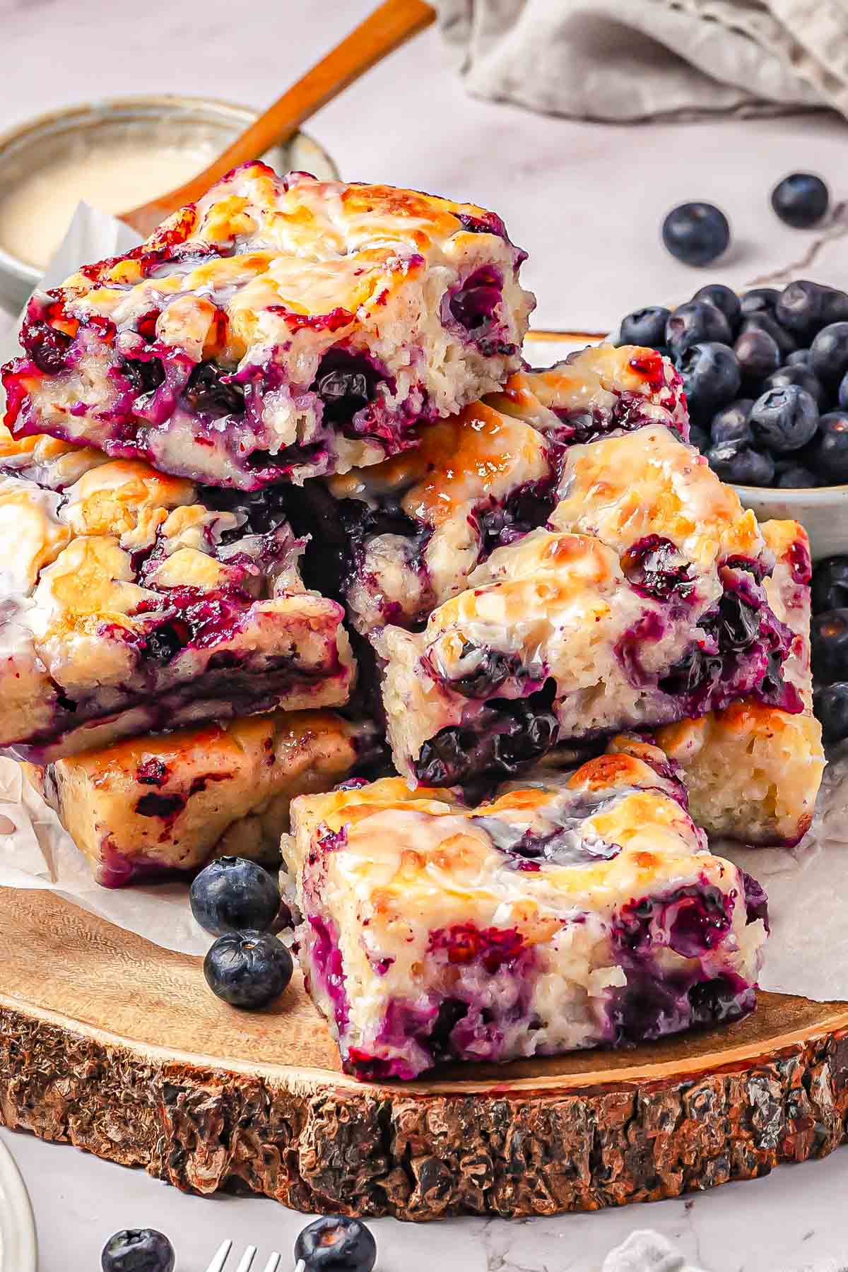 Blueberry Butter Swim Biscuits
