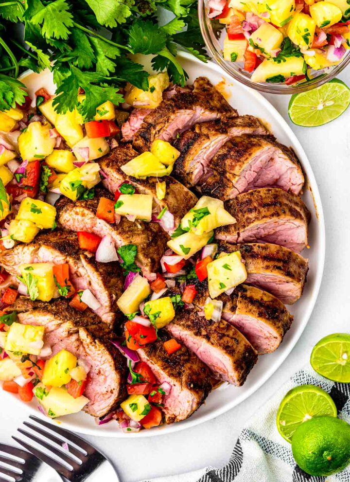 Pork Tenderloin with Pineapple Salsa