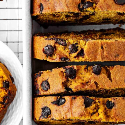 Pumpkin Chocolate Chip Bread