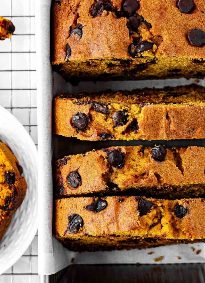 Pumpkin Chocolate Chip Bread
