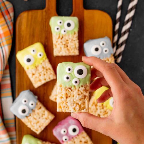 halloween rice krispie treats
