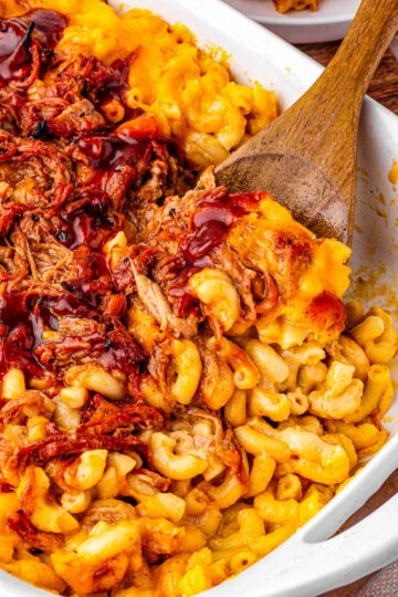 pulled pork mac and cheese