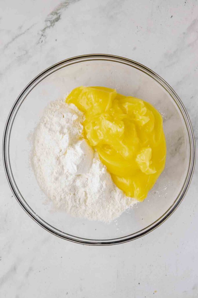 2 ingredient lemon bar process shot-1