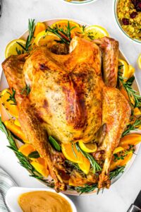Citrus and herb roasted turkey