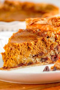 chocolate chip cookie pumpkin pie