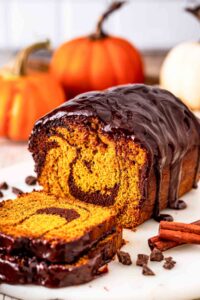 pumpkin marble cake