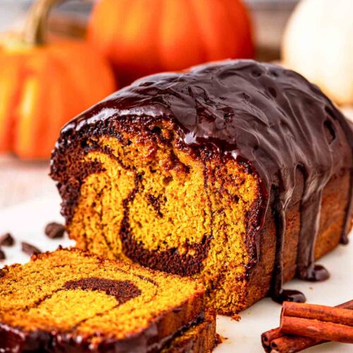 pumpkin marble cake