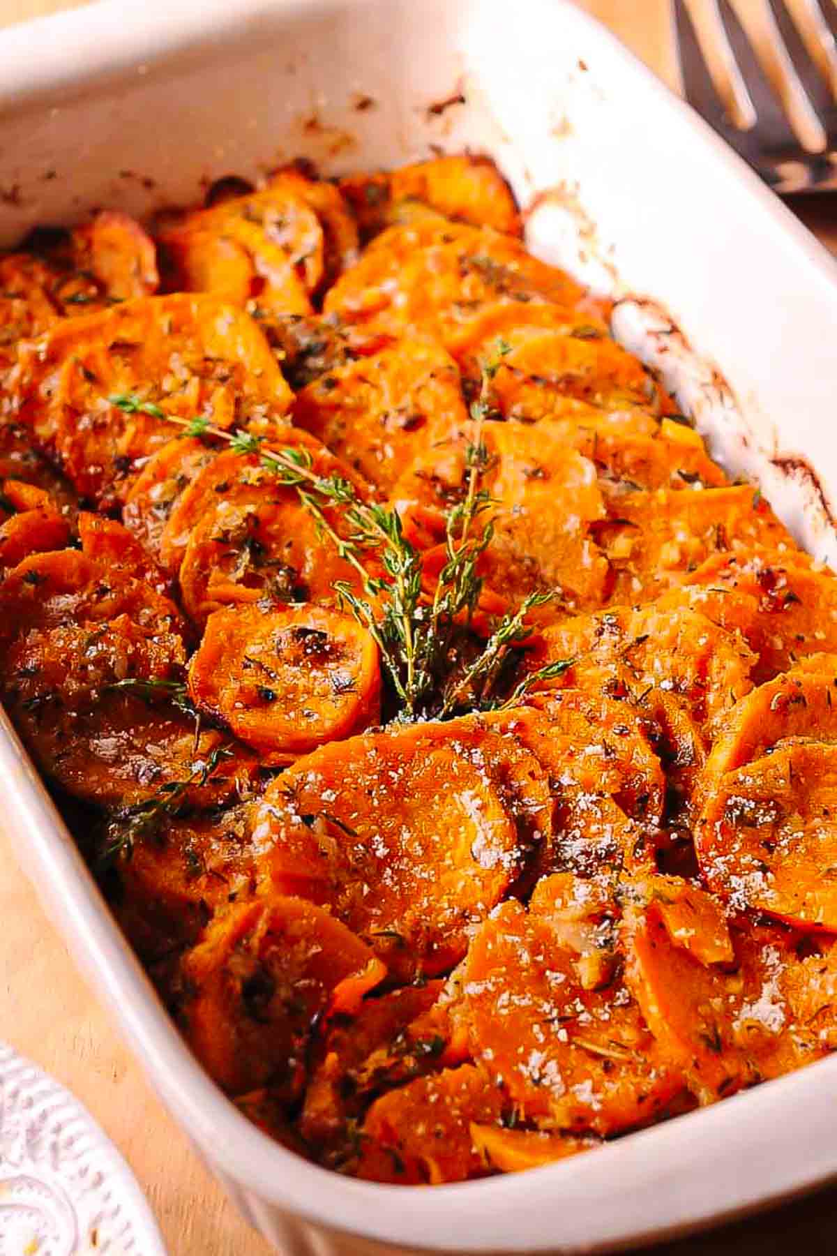 Garlic Parmesan Sweet Potatoes Scalloped Sweet Potatoes with Garlic Parmesan