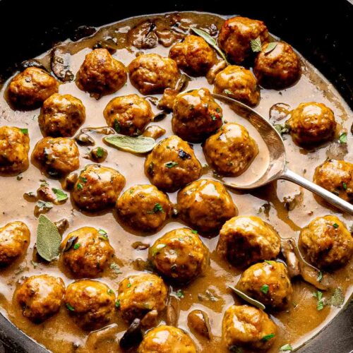 turkey and pumpkin meatballs