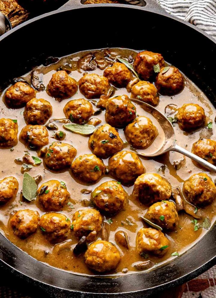 turkey and pumpkin meatballs