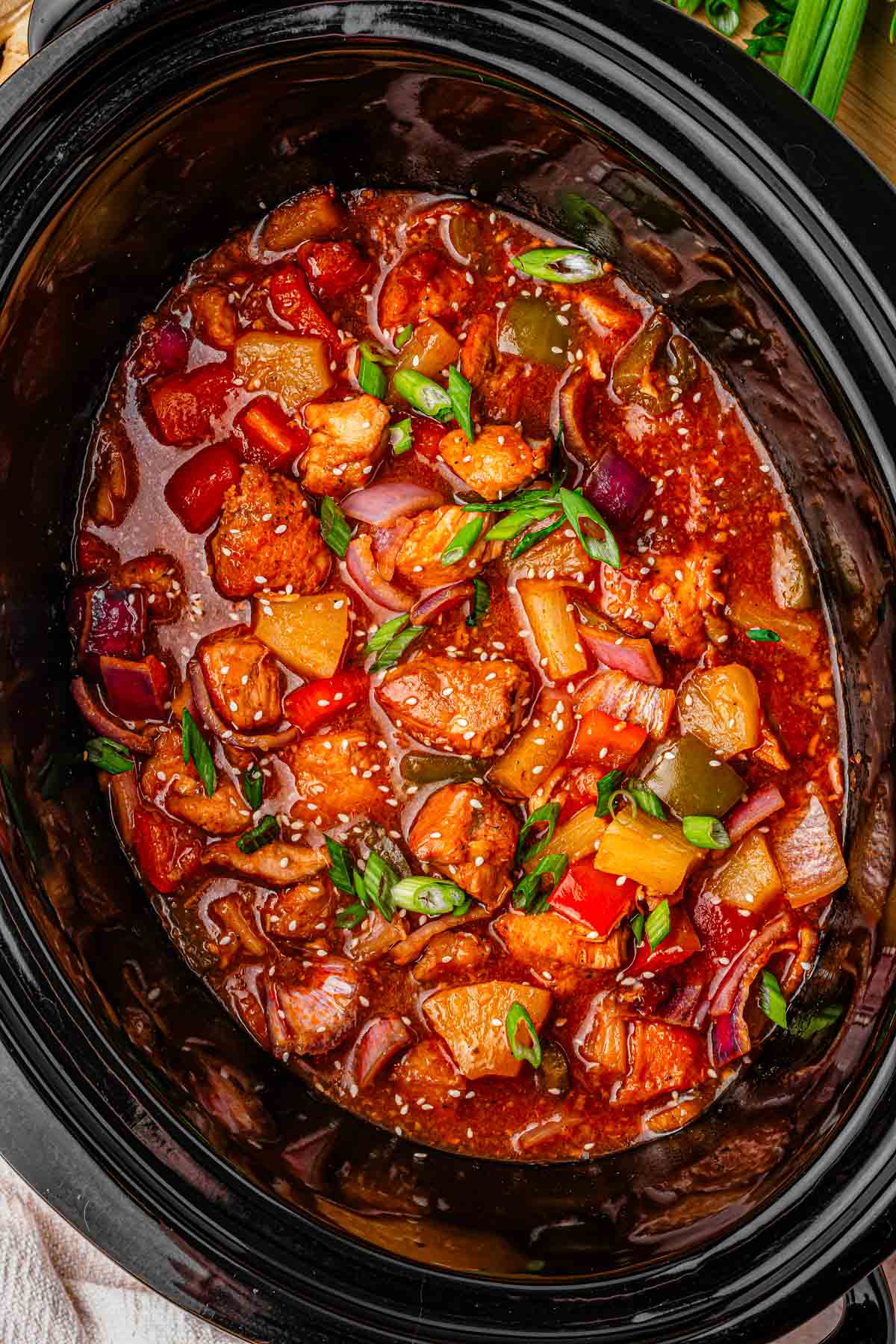 slow cooker sweet and sour chicken