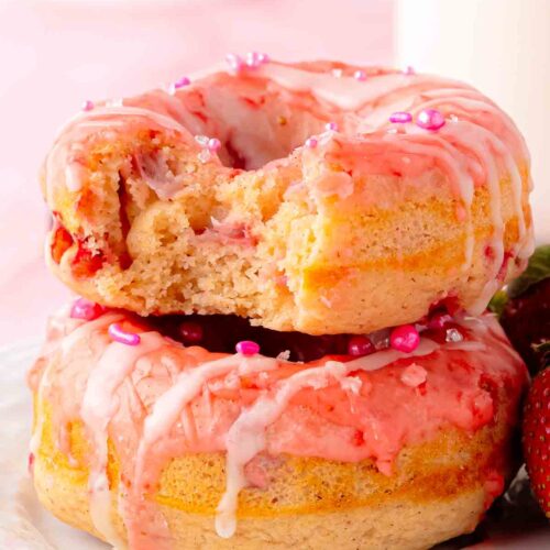 strawberry donuts