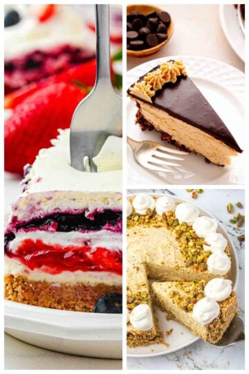 best no bake cheesecakes pies and desserts