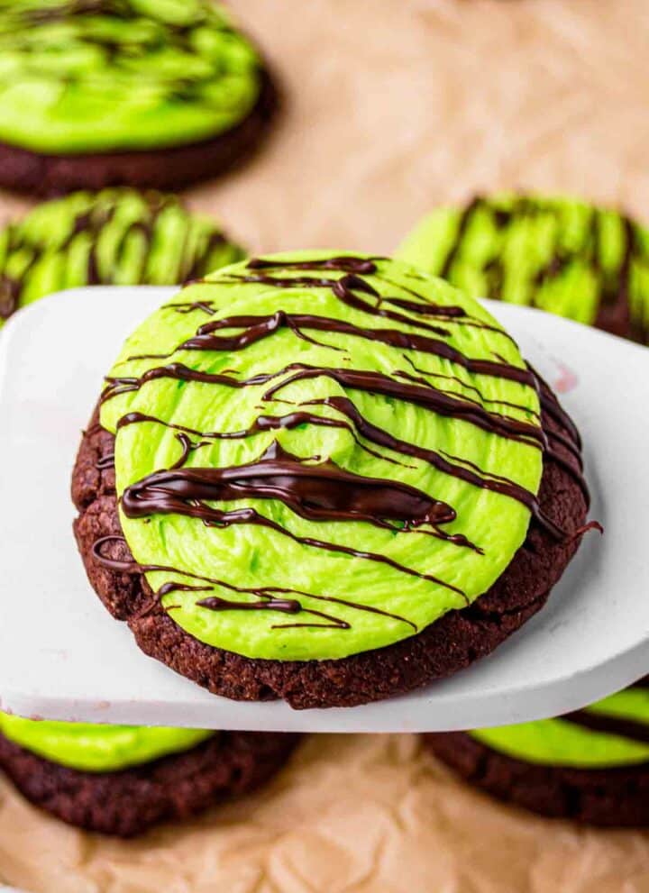 chocolate mint cookies
