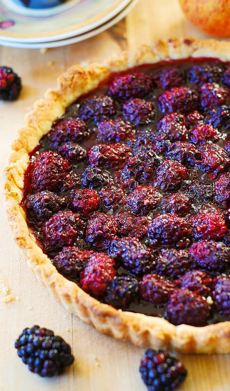 blackberry tart