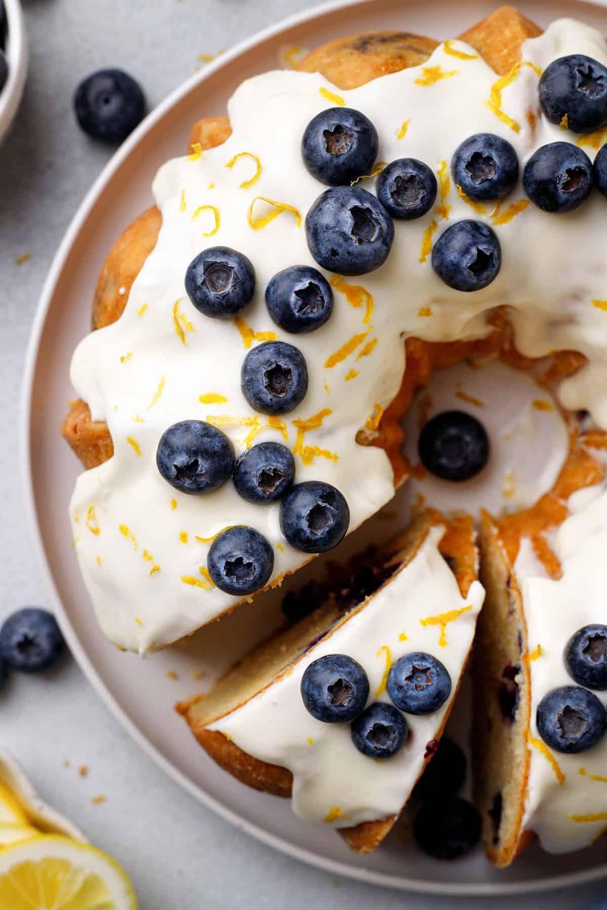 Blueberry-Lemon-Bundt-Cake