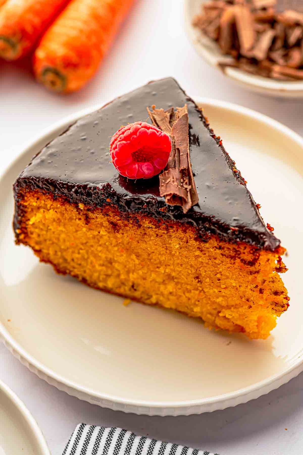 Brazilian Carrot Cake with Chocolate Glaze