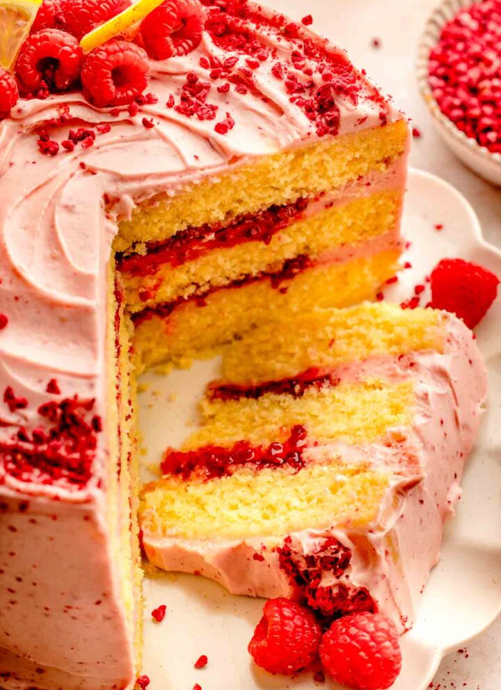 Lemon Raspberry Cake