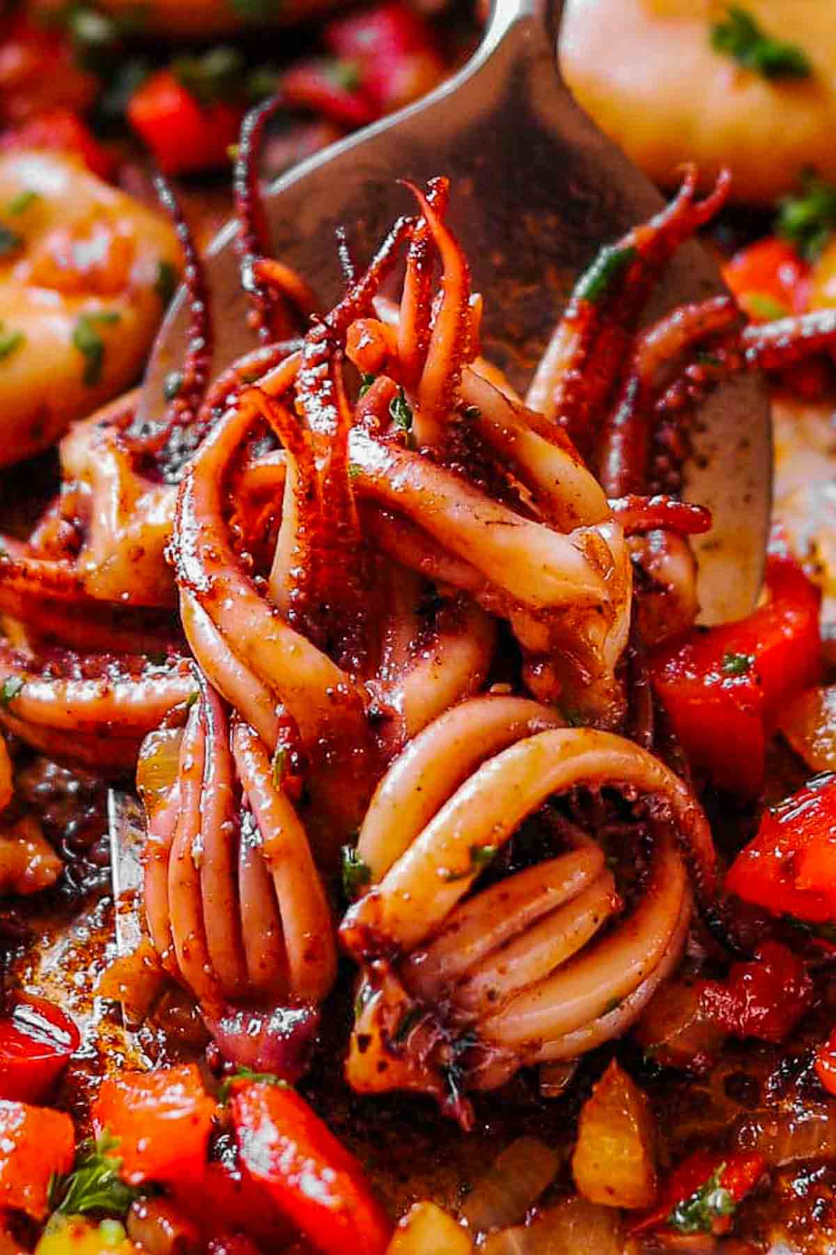 Sautéed Chili Calamari how to cook calamari without frying-sauteed version
