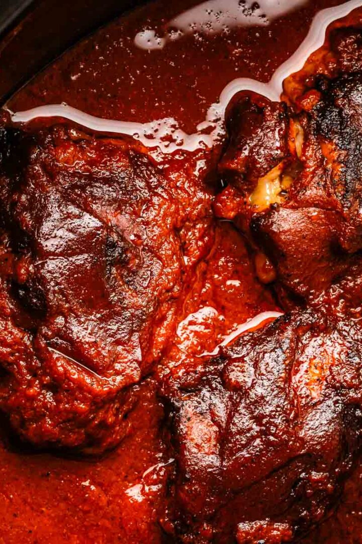 slow cooker bbq chicken thighs
