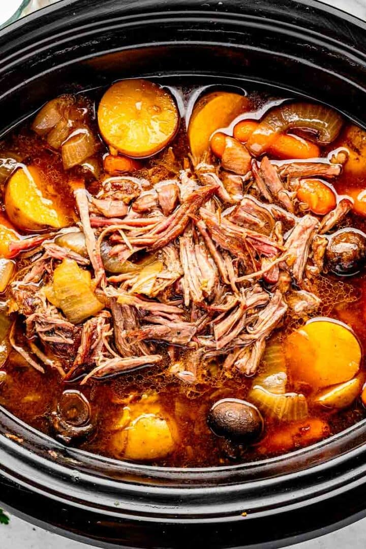 slow cooker pot roast
