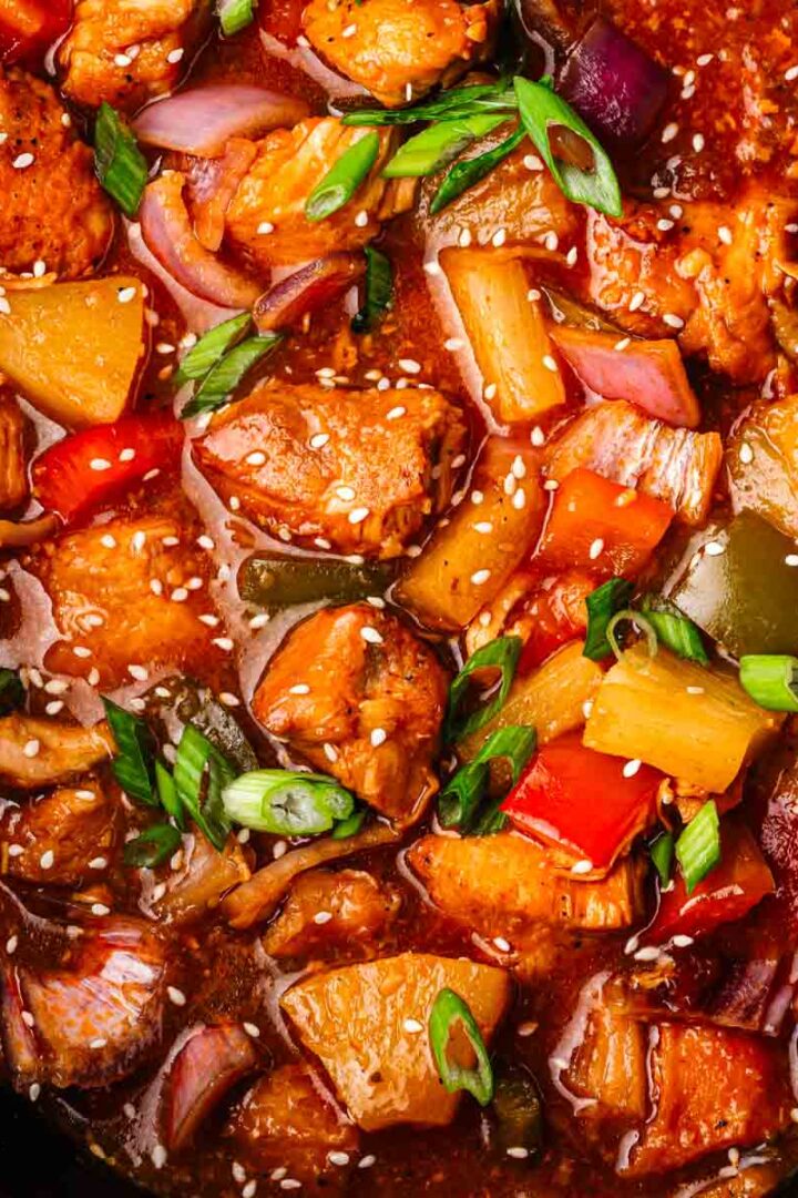 Slow Cooker Sweet and Sour Chicken