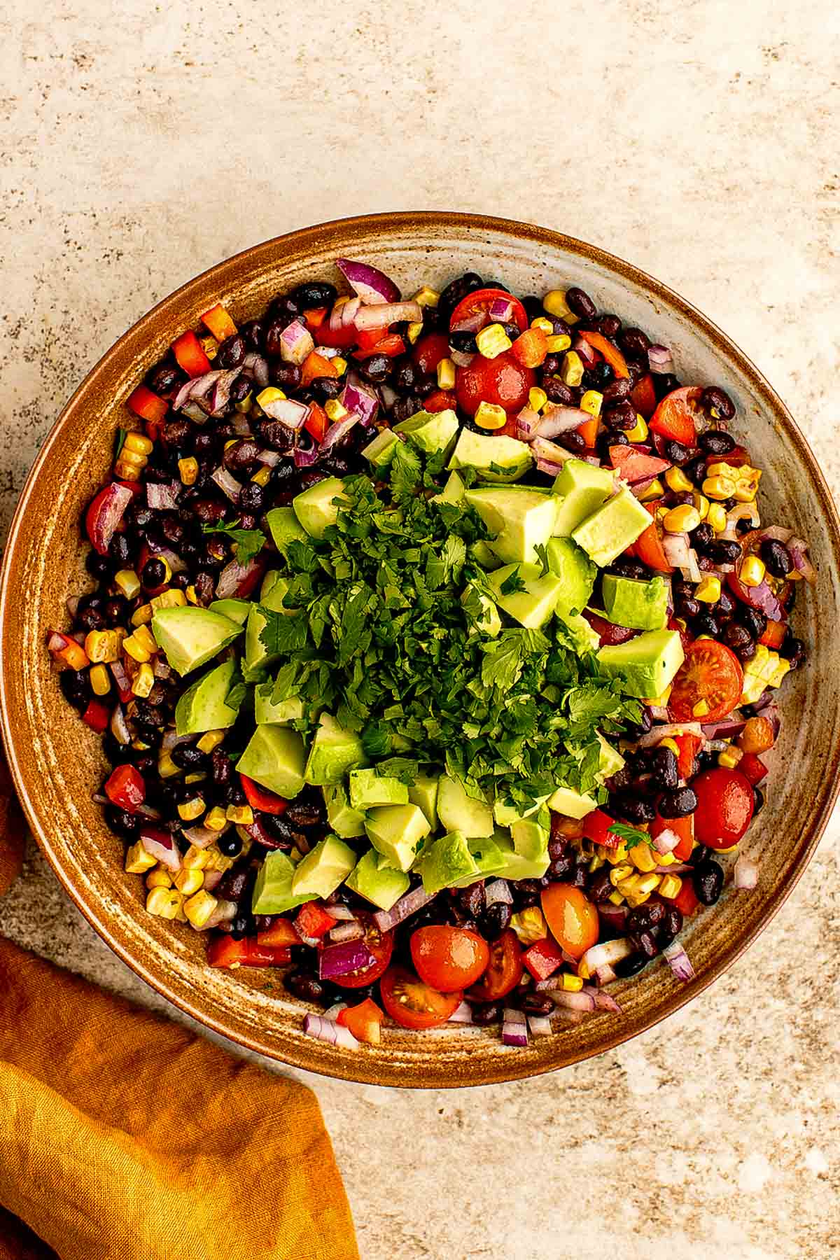 Black Bean Avocado Corn Salad