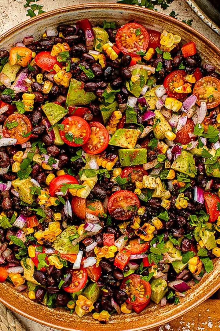 Black Bean Avocado Corn Salad