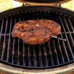 smoked chuck roast finished and ready to serve with rich smoky crust